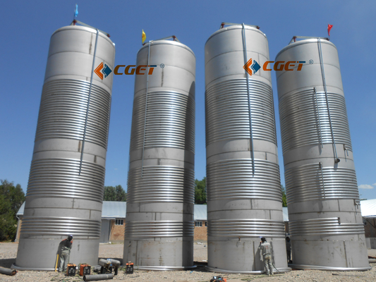 Fermenteur conique revêtu vertical CGET100 000L de bière de cuve de fermentation